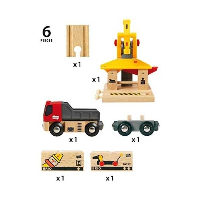 Brio - Delovi Za Prugu - Stanica Za Teretnu Robu - 6 Delova