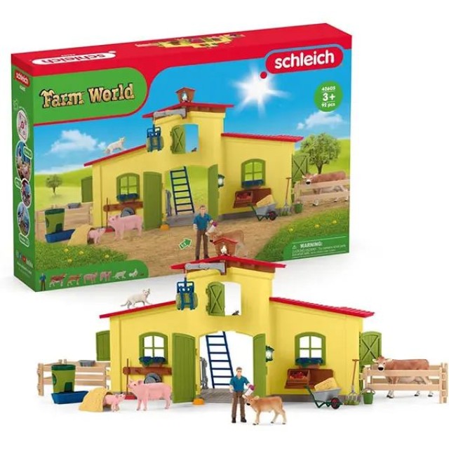 Schleich- Velika farma sa životinjam i dodacima