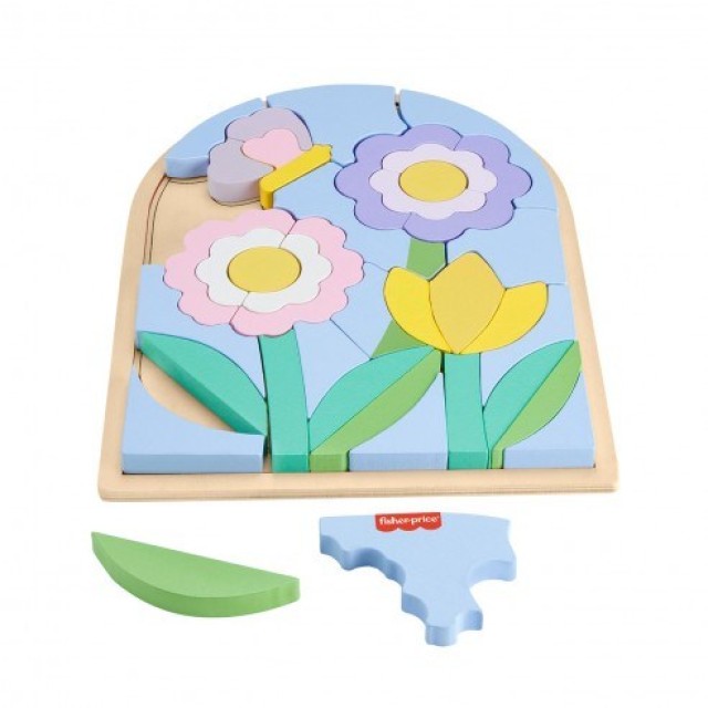 Fisher-Price Drvena Slagalica - Cvetovi