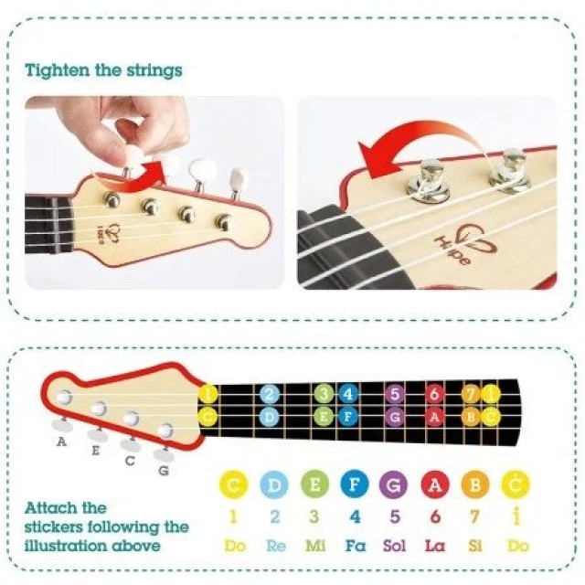 Dečije Drvene Ukulele
