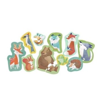 HAPE DEČIJE KARTONSKE PUZLE DIVLJE ŽIVOTINJE