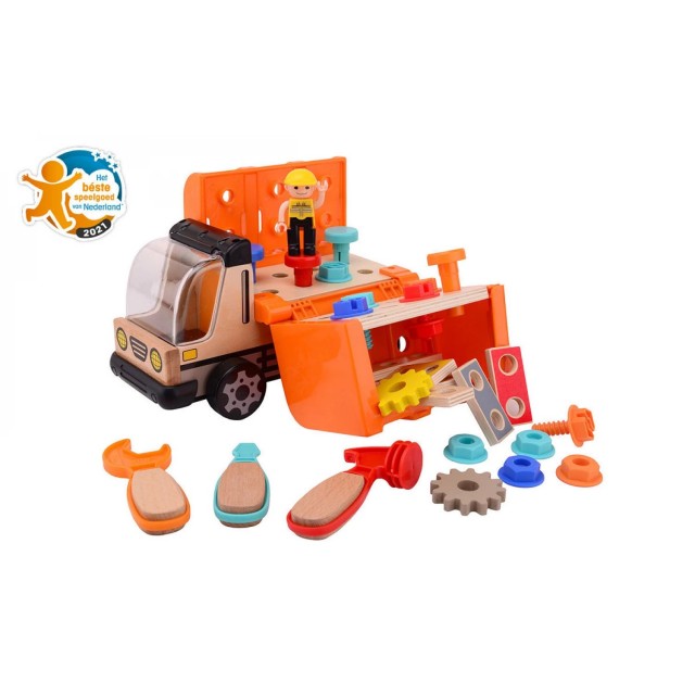 Joueco Drveni Kamion Sa Oblicima 80117