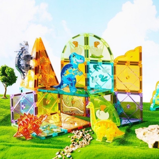 Mideer Magnetne kocke Dino Mideer Magnetne kocke Dino