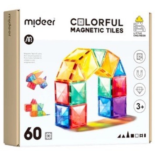 Mideer Magnetne kocke 60 kom Mideer Magnetne kocke 60 kom