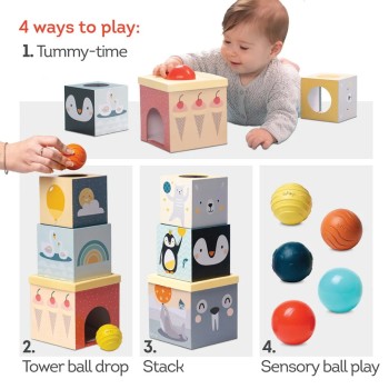 Taf Toys edukativne kocke sa lopticama
