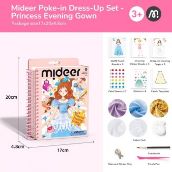 Kreativni set Obuci devojčicu, Večernje haljine