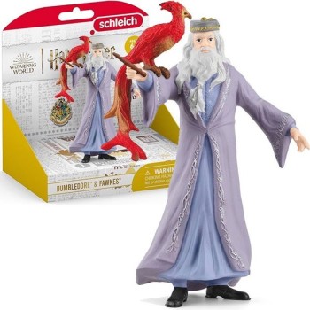 Schleich - Albus Dumbledore  & Fawkes