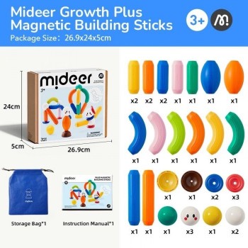 Mideer - Magnetni štapići 32 dela