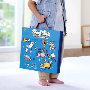 Hape Kreativni kofer za crtanje sa magnetnom tablom